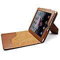 Premium Genuine Leather Apple iPad Stand Case