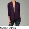 Carol Rose Women's Open-front Cardigan