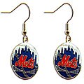 New York Mets Dangle Logo Earring Set
