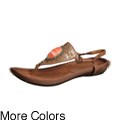 Nine West Women's 'Bablu' Beaded Leather Thongs