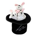 PlushPuppies Magic Hat Interactive Dog Toys (Pack of 12)