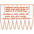Pylon 6-inch White Pot Labels
