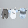 Babyworks Infant Boy's 4-piece Creeper set