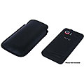 Verizon HTC Incredible Black Sleeve Leather Pouch Carrying Case