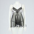 Ilusions Women's Animal Print Baby Doll Set
