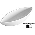 Gourmet Display Canoe-shaped Melamine Bowl