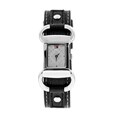 Tommy Hilfiger Women's Steel Case Black Leather Strap Watch