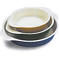 Paderno World Cuisine Large Red Round 1.25-quart Dish