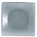 Turgla 6-inch Square Bread and Butter Smoke Glass Plate (Pack of 12)