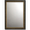 Scalloped Mahogany Beveled Mirrors (Pack of 5)