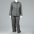 Emily Women's Plus-size 3-piece Jacket Pant and Skirt Set