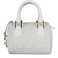 Fendi Mini Zucca and Saffiano Canvas Bag