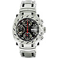 Tissot Men's T-Race Stainless Steel and Black Accent Chronograph Watch