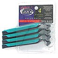Triple Blade Razors 4-pack (Case of 100)