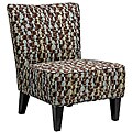 Hali Armless Orbit Brown and Blue Chair