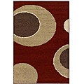 Romanique Red Shag Rug (5' x 8')