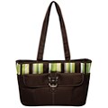 Green Stripes 5-in-1 Fashion Diaper Bag