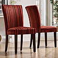 Decor Stripe Print Dining Chairs (Set of 2)