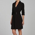 Jonathan Martin Women's Knit 3/4-sleeve Shirt Dress