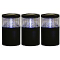 Tricod Cylinder Plastic Fence Post Light (Set of 3)
