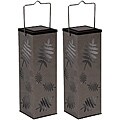 Tricod Stainless Steel Solar Lanterns (Set of 2)