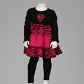 Good Lad Toddler Girl's Knit Dress and Legging Set