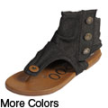 Bamboo Brand by Journee Women's Slouchy Canvas Booties