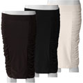 Adi Designs Women's Shirred Accent Pencil Skirt