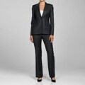 Anne Klein Women's Blue Wool Pant Suit
