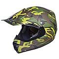 Off Road Full Face Adult Green Helmets (Pack of 4)