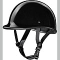 Glossy Black Novelty Polo Helmets (Case of 4)