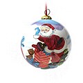 Santa Glass Christmas Ornament (Case of 60)