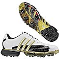 Adidas Powerband 2.0 White/Black/Metallic Gold Golf Shoes