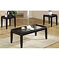 Oak Black Espresso Table Set