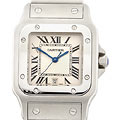 Cartier Santos Men's Quartz Steel Watch