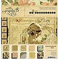 Le' Romantique Double-Sided Scrapbooking Paper Pad (8 x 8)