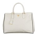 Prada Saffiano Fori Leather Tote Bag