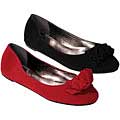 Glaze by Adi Women's Ruffle Toe Ballet Flats
