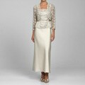 R&M Richards Women's 2-piece Lace Dress Set