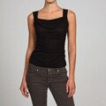 Sweet Pea Women's Sleeveless Drapeneck Top