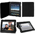 Apple iPad Premium Black Leatherette Folding Stand Case
