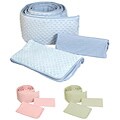 Tadpoles Dimple Velour Portable Crib Set