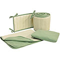 Tadpoles Organic Waffle Terry 3-piece Portable Crib Set