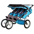 BeBeLove Aqua Triple Jogging Stroller