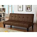 Dalin Adjustable Chocolate Microfiber Futon Sofa