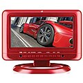 GPX TD930 9-inch Red TV/ DVD Player with Dual Tuner