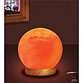 WBM 5.75-inch Handcarved Himalayan Crystal Salt Lamp Globe