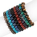 Maddy Emerson Multigemstone Stretch Bracelets (Set of 8)