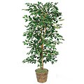 Green Ficus 6-foot Artificial Plants (Set of 16)