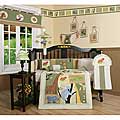Safari and Jungle Animals 13-piece Crib Bedding Set